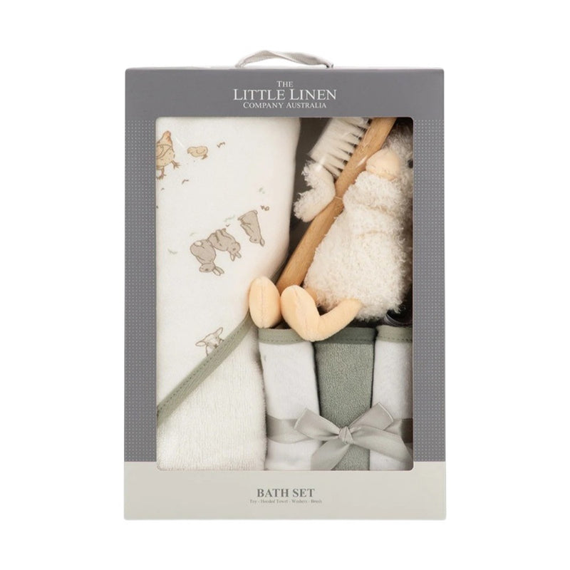 Little Linen Bath Gift Set - Fuzzy Duck