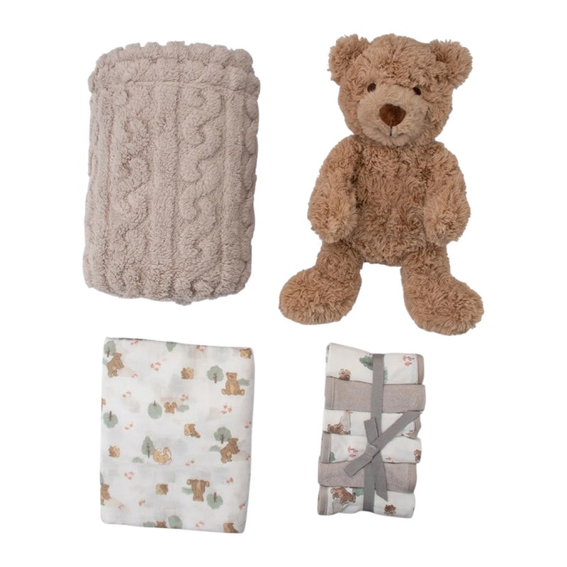 Little Linen Boxed Gift Set - Willow Bear