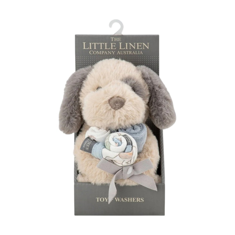 Little Linen Plush Toy & Washers - Barklife Patch