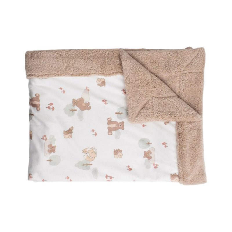 Little Linen Snuggle Blanket - Bushland Bear