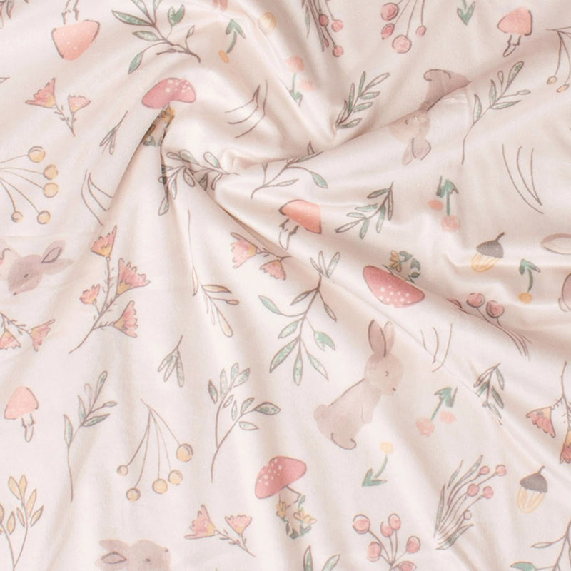 Little Linen Snuggle Blanket - Harvest Bunny