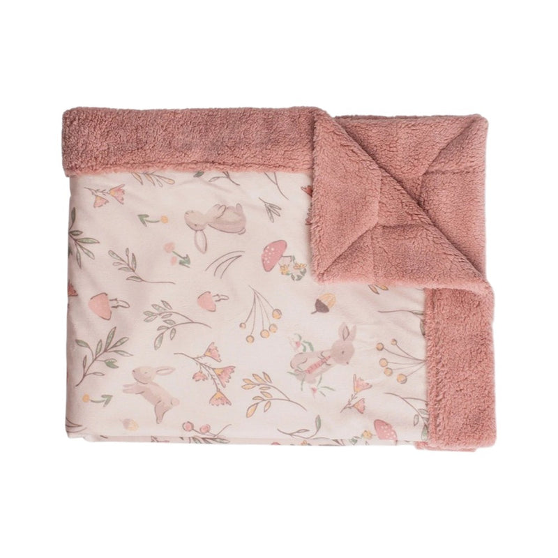 Little Linen Snuggle Blanket - Harvest Bunny