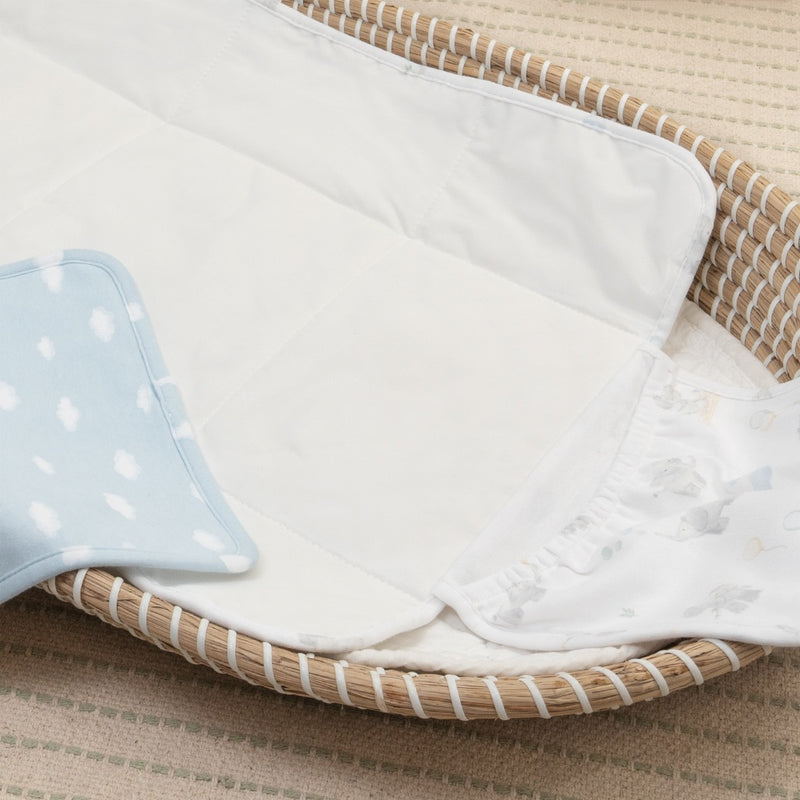 Living Textiles Foldable Travel Change Mat Elephant Playtime