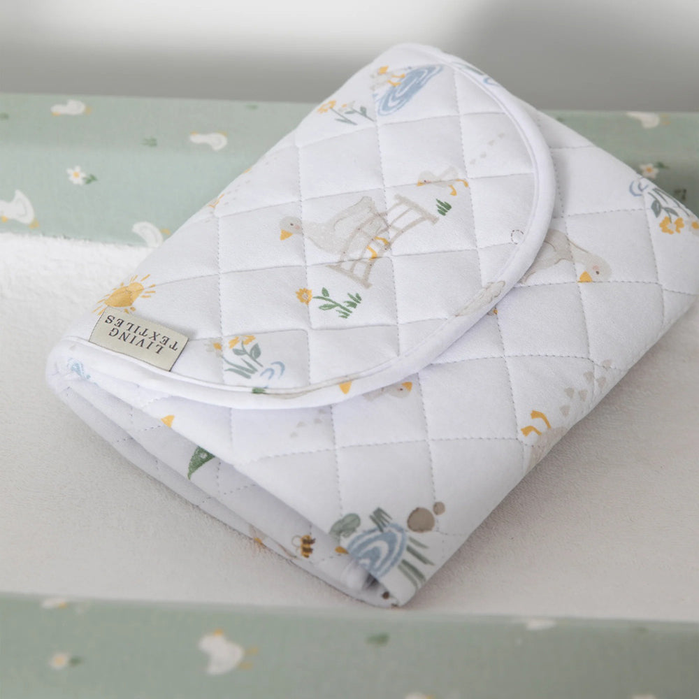 Living Textiles Foldable Travel Change Mat Goosey Goosey