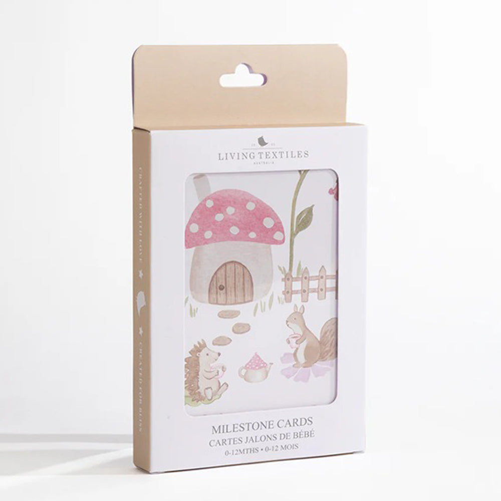 Living Textiles Milestone Cards Whimsical Wonderland