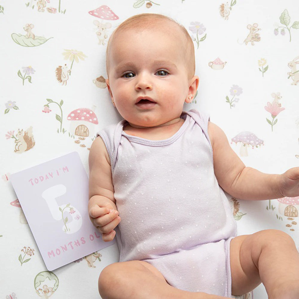 Living Textiles Milestone Cards Whimsical Wonderland