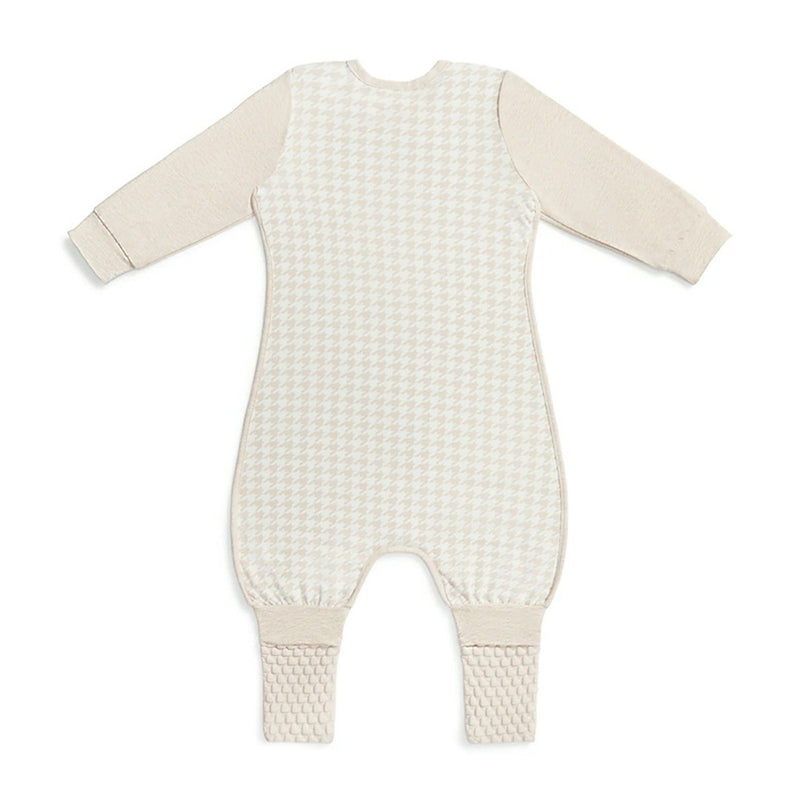 Love To Dream Long Sleeve Sleep Suit 1.0T Stretch Cotton Houndstooth Tan