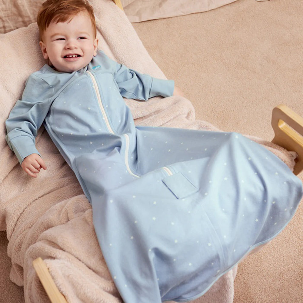 Love To Dream Sleep Bag 1.0T Stretch Cotton Twinkle Powder Blue