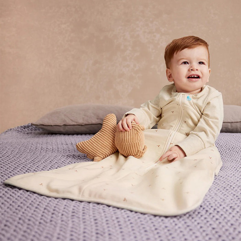 Love To Dream Sleep Bag 1.5T Stretch Cotton Fleece Twigs Oatmeal