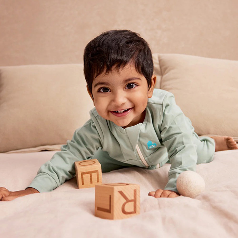 Love To Dream Sleep Suit 1.5T Stretch Cotton Fleece Twigs Olive