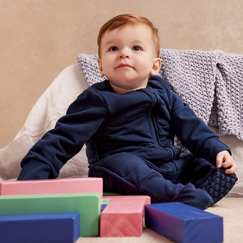 Love To Dream Sleep Suit 3.5T Quilted Stretch Cotton Navy