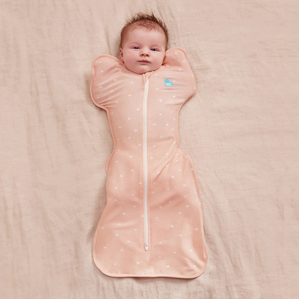 Love To Dream Swaddle Up 0.2T Viscose From Bamboo Hearts Blush