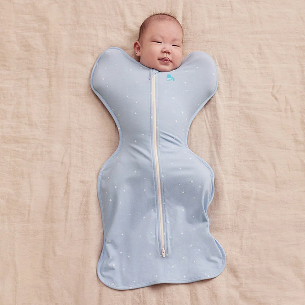 Love To Dream Swaddle Up 1.0T Stretch Cotton Twinkle Powder Blue