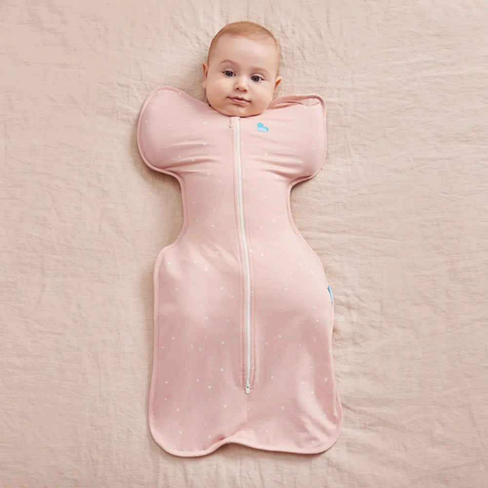 Love To Dream Swaddle Up 1.0T Stretch Cotton Twinkle Powder Pink