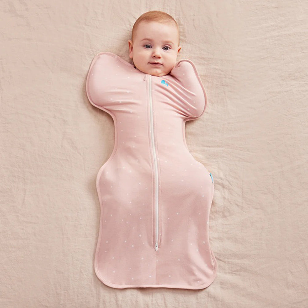 Love To Dream Swaddle Up 1.0T Stretch Cotton Twinkle Powder Pink