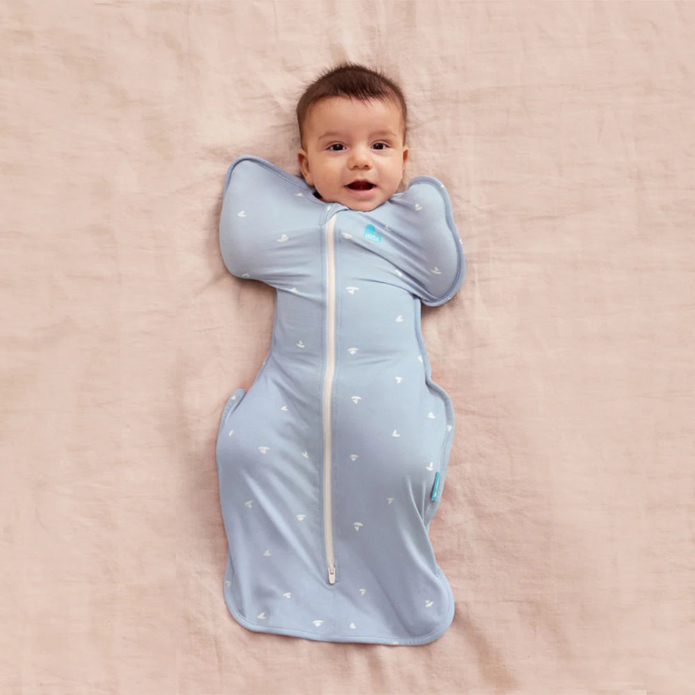 Love To Dream Swaddle Up 1.0T Viscose From Bamboo Boats Mist Blue