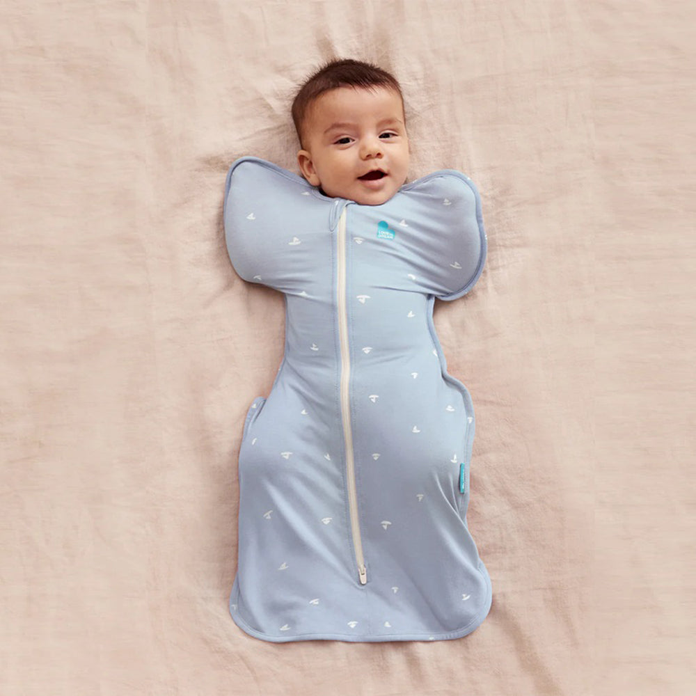 Love To Dream Swaddle Up 1.0T Viscose From Bamboo Boats Mist Blue