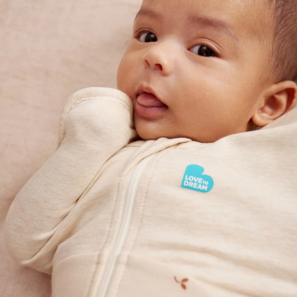 Love To Dream Swaddle Up 1.5T Stretch Cotton Fleece Twigs Oatmeal