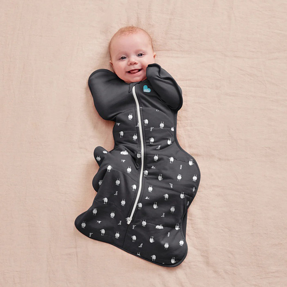 Love To Dream Swaddle Up 2.5 Merino Charcoal Lambs Best Friend
