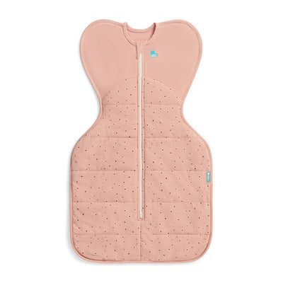 Love To Dream Swaddle Up Sleep Bag 2.5T Quilted Stretch Cotton Pebbles Rose