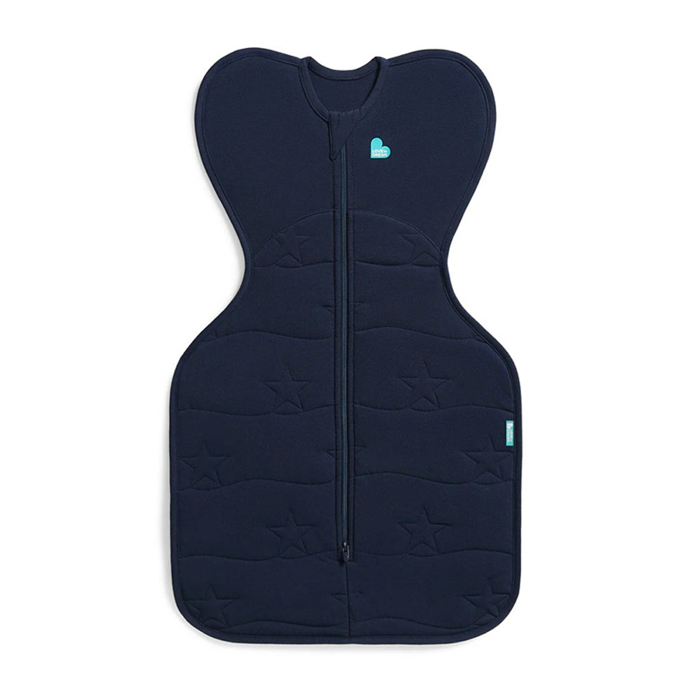 Love To Dream Swaddle Up Sleep Bag 3.5T Quilted Stretch Cotton Navy