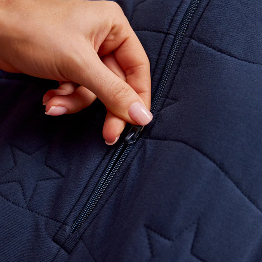 Love To Dream Swaddle Up Sleep Bag 3.5T Quilted Stretch Cotton Navy