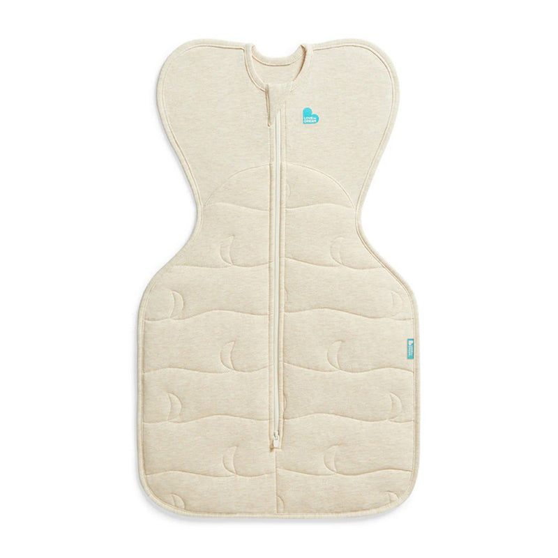 Love To Dream Swaddle Up Sleep Bag 3.5T Quilted Stretch Cotton Oatmeal