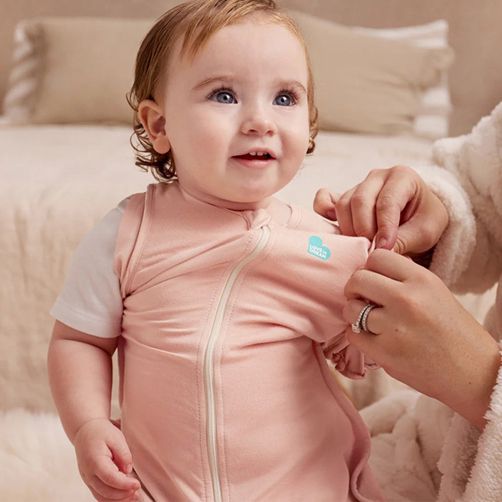 Love To Dream Swaddle Up Transition Bag 0.2T Stretch Cotton Blush