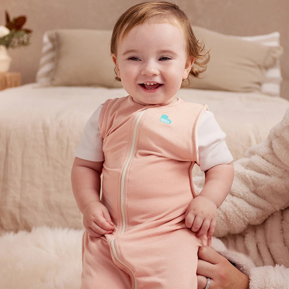 Love To Dream Swaddle Up Transition Bag 0.2T Stretch Cotton Blush