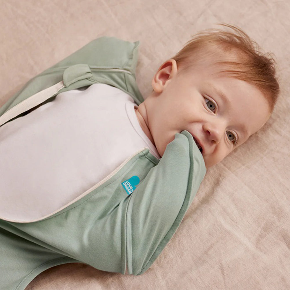 Love To Dream Swaddle Up Transition Bag 0.2T Stretch Cotton Olive