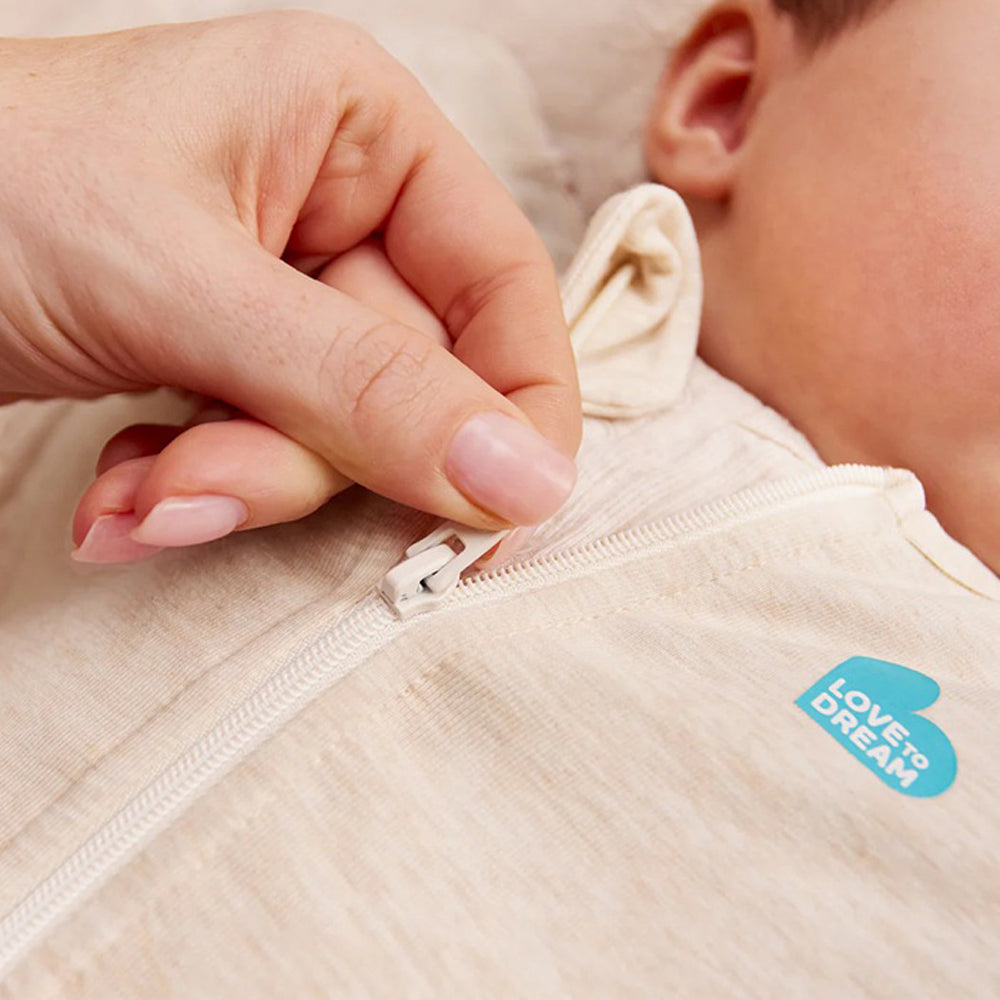 Love To Dream Swaddle Up Transition Bag 1.0T Stretch Cotton Oatmeal