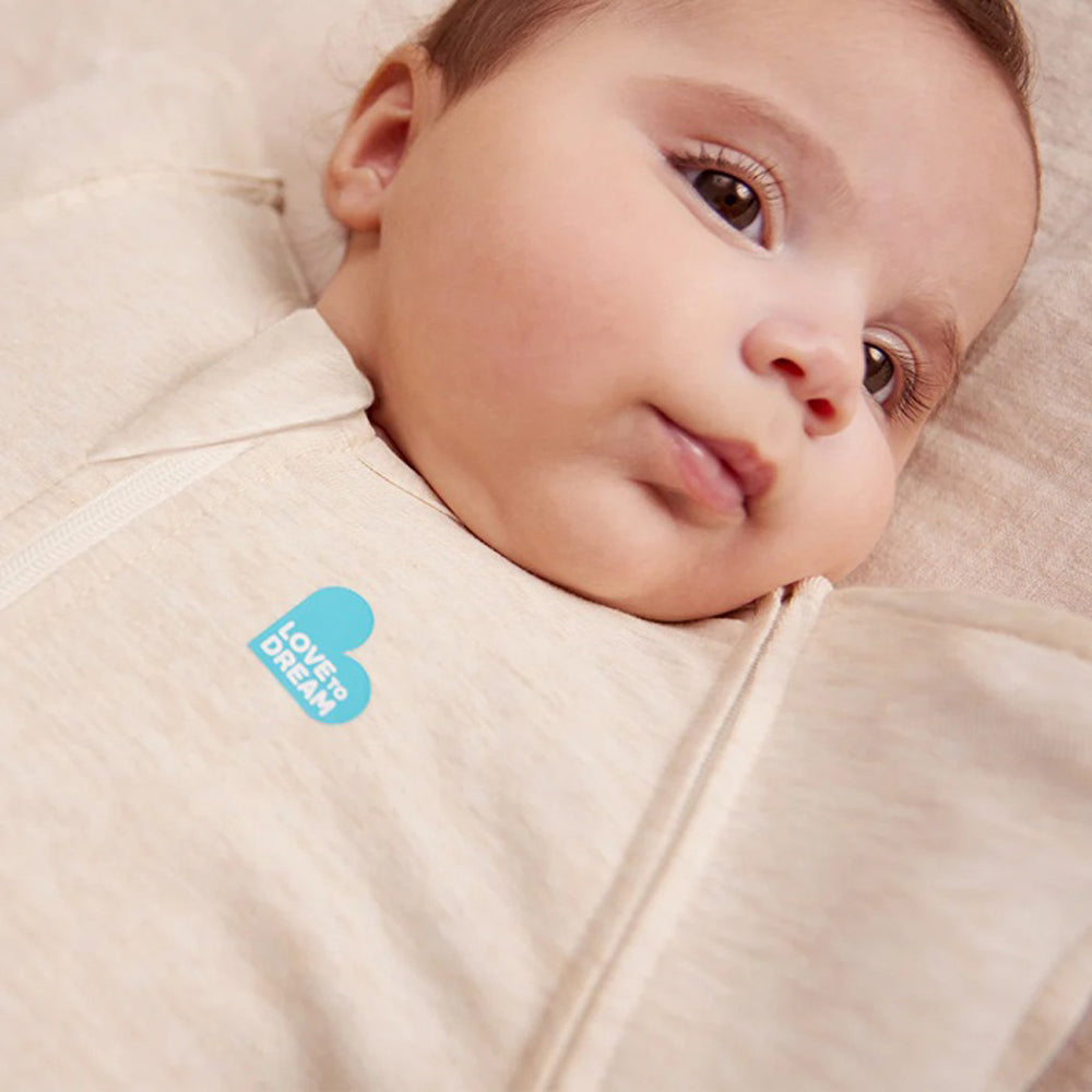 Love To Dream Swaddle Up Transition Bag 1.0T Stretch Cotton Oatmeal