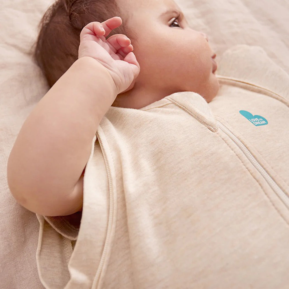 Love To Dream Swaddle Up Transition Bag 1.0T Stretch Cotton Oatmeal