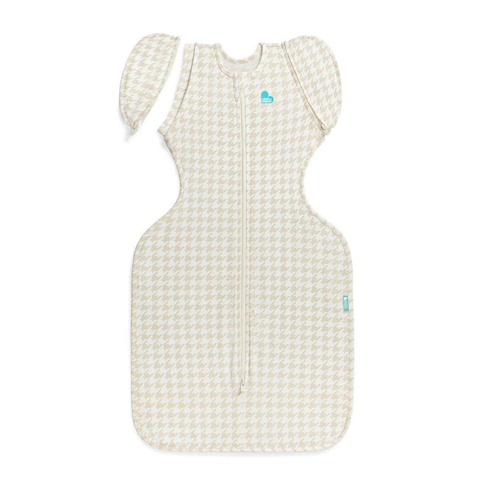 Love To Dream Swaddle Up Transition Bag 1.0T Original Stretch Cotton Houndstooth Tan