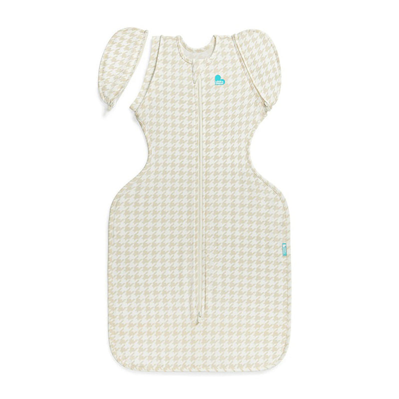 Love To Dream Swaddle Up Transition Bag 1.0T Original Stretch Cotton Houndstooth Tan