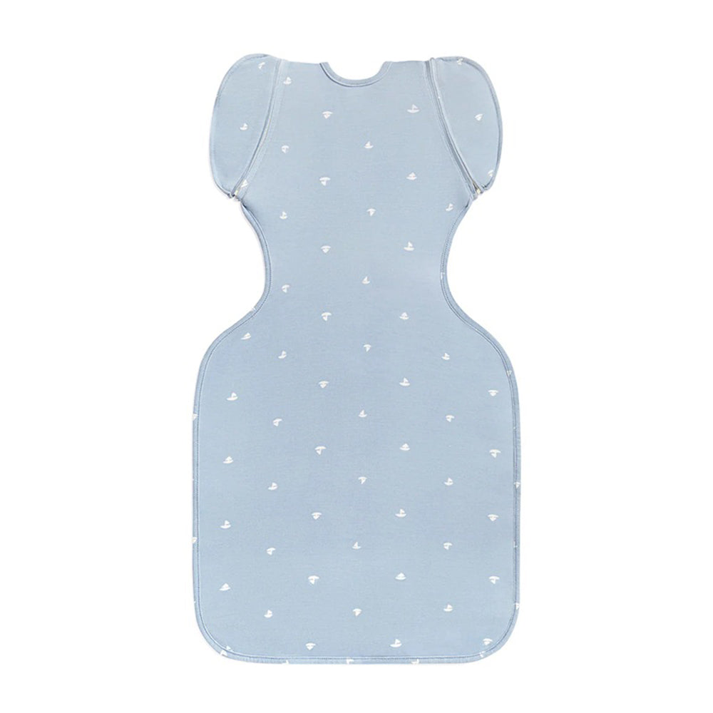 Love To Dream Swaddle Up Transition Bag 1.0T Viscose From Bamboo Boats Mist Blue