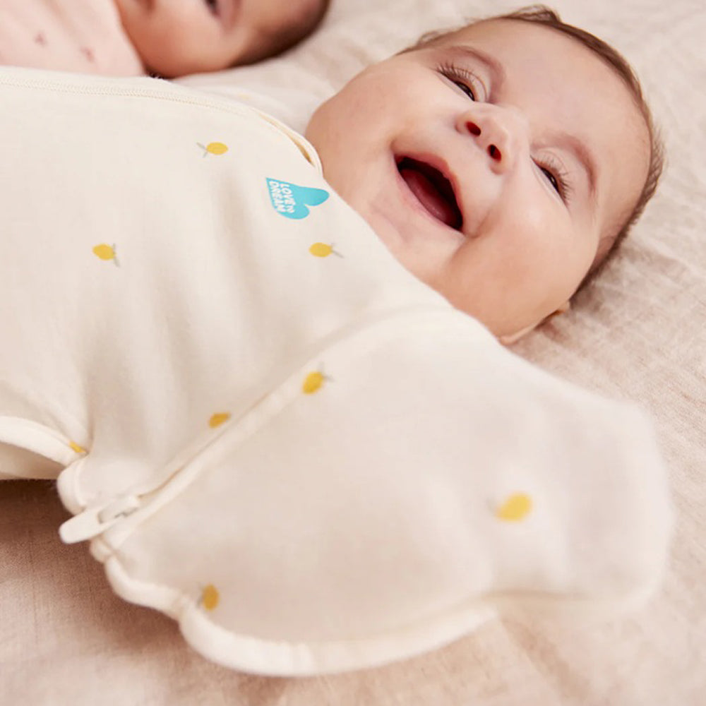 Love To Dream Swaddle Up Transition Bag 1.0T Viscose From Bamboo Lemons Cream