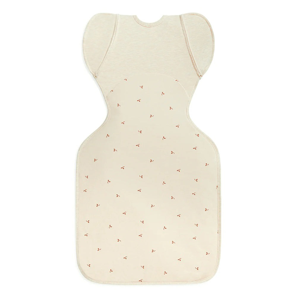 Love To Dream Swaddle Up Transition Bag 1.5T Stretch Cotton Fleece Twigs Oatmeal