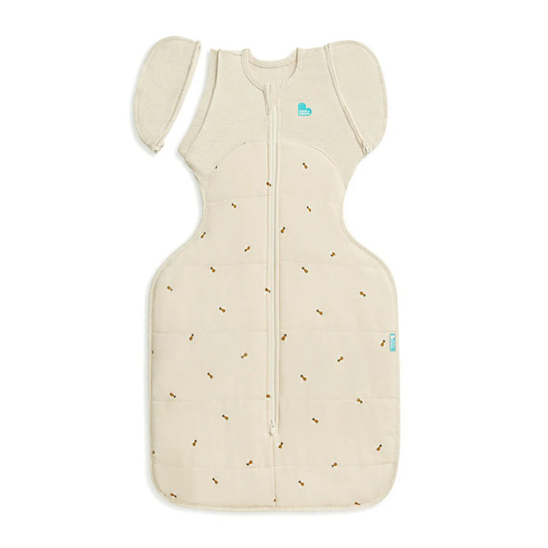 Love To Dream Swaddle Up Transition Bag 2.5T Quilted Stretch Cotton Bees Oatmeal