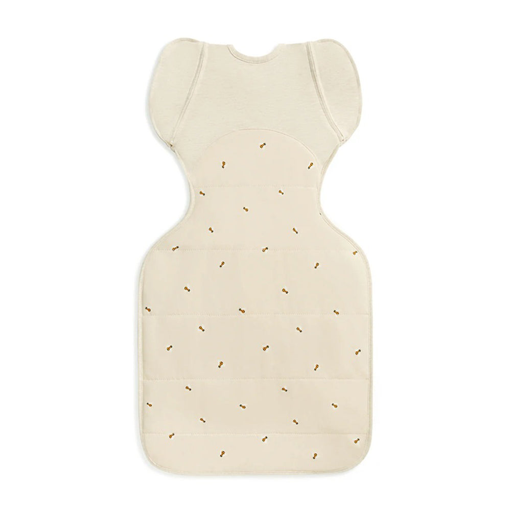 Love To Dream Swaddle Up Transition Bag 2.5T Quilted Stretch Cotton Bees Oatmeal
