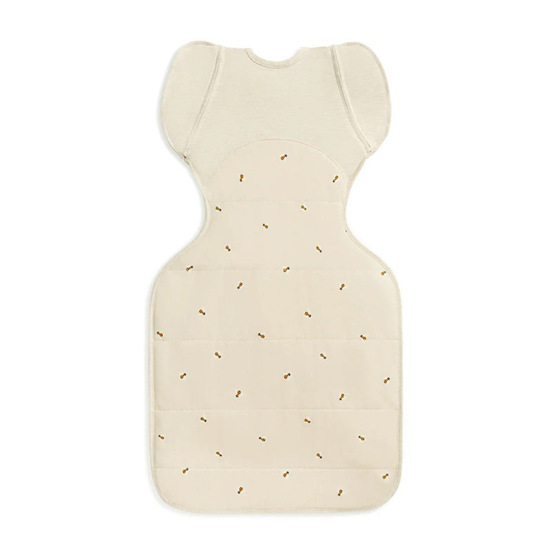 Love To Dream Swaddle Up Transition Bag 2.5T Quilted Stretch Cotton Bees Oatmeal