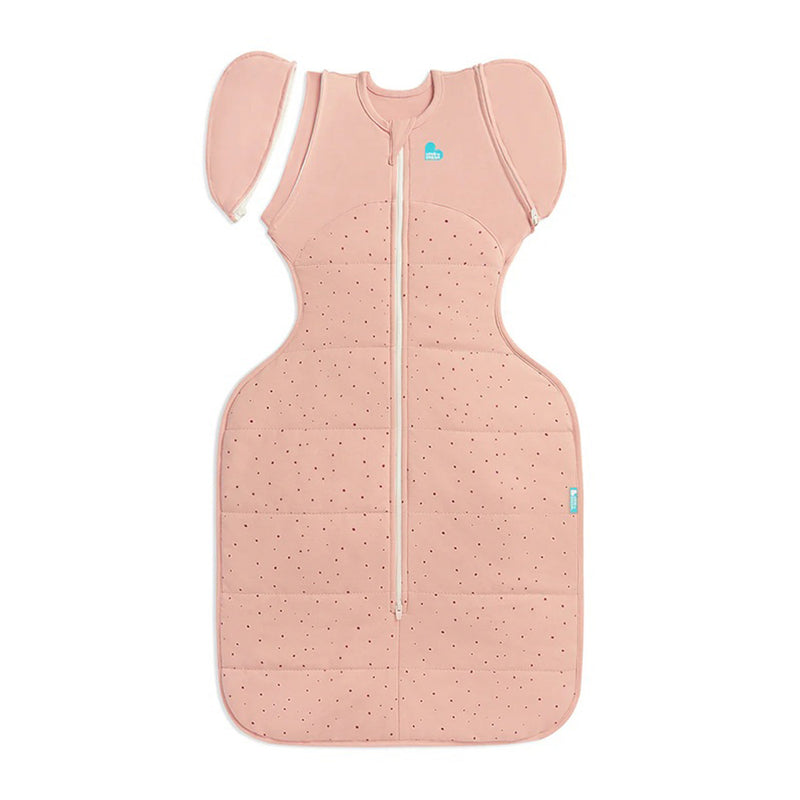 Love To Dream Swaddle Up Transition Bag 2.5T Quilted Stretch Cotton Pebbles Rose