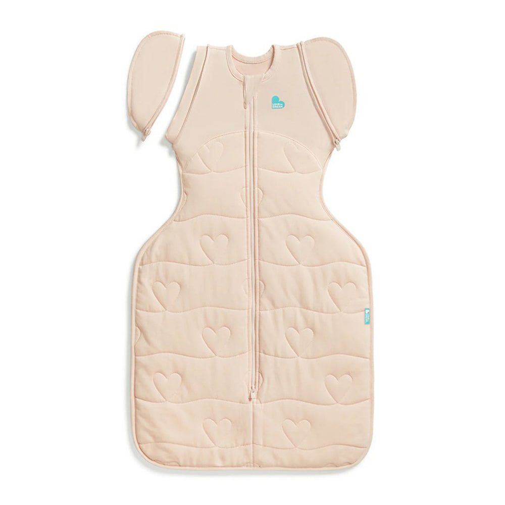 Love To Dream Swaddle Up Transition Bag 3.5T Quilted Stretch Cotton Blush