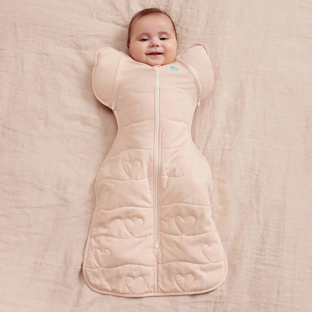 Love To Dream Swaddle Up Transition Bag 3.5T Quilted Stretch Cotton Blush