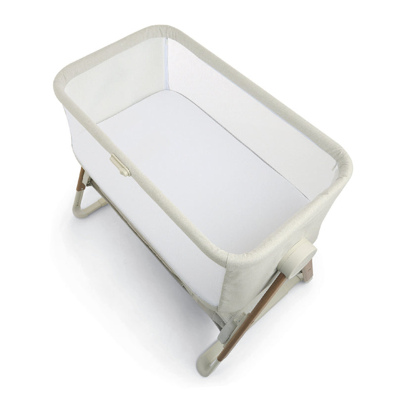 Mamas & Papas Lua V2 Bedside Cot Fawn