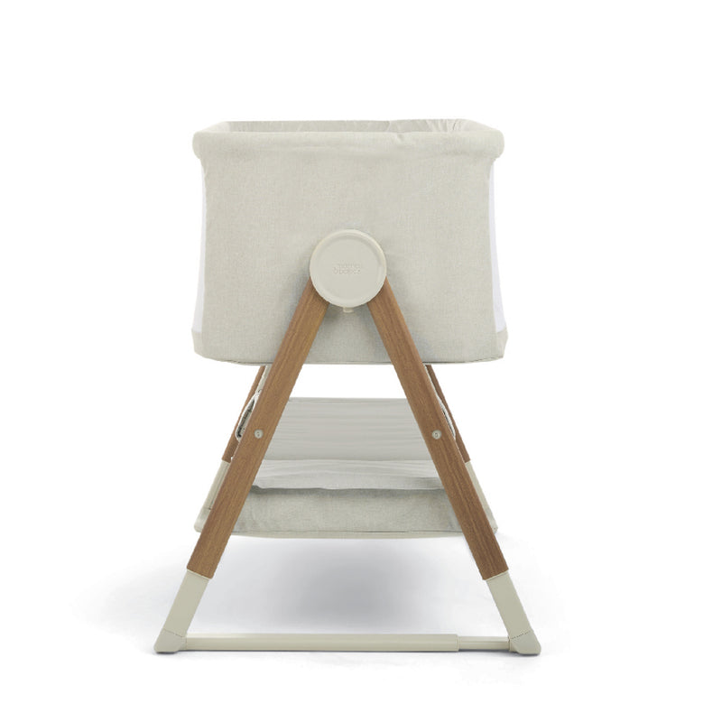 Mamas & Papas Lua V2 Bedside Cot Fawn