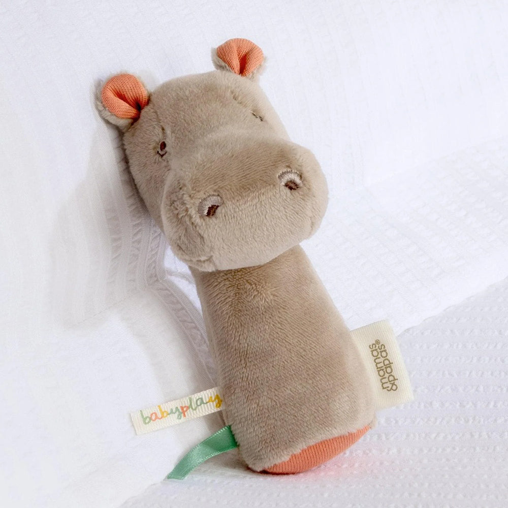 Mamas & Papas Mini Rattle Henry Hippo
