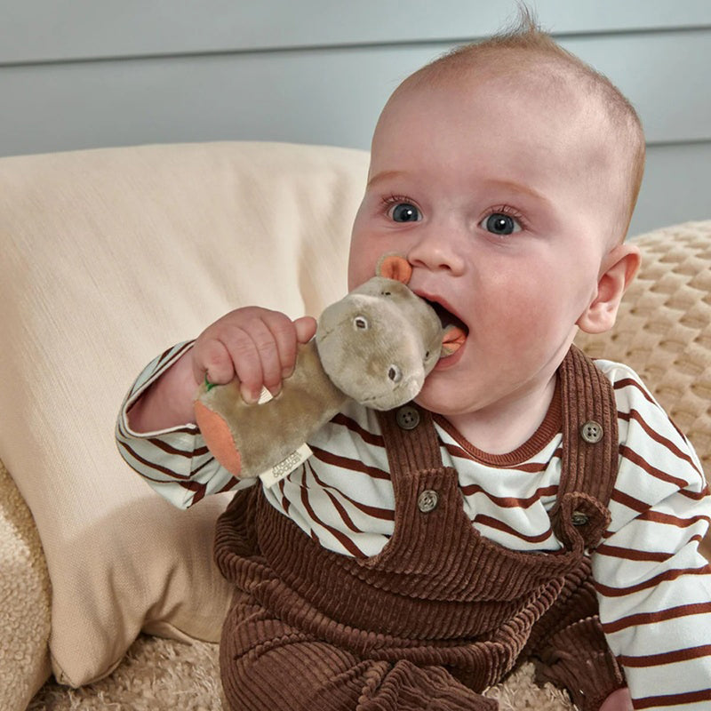 Mamas & Papas Mini Rattle Henry Hippo