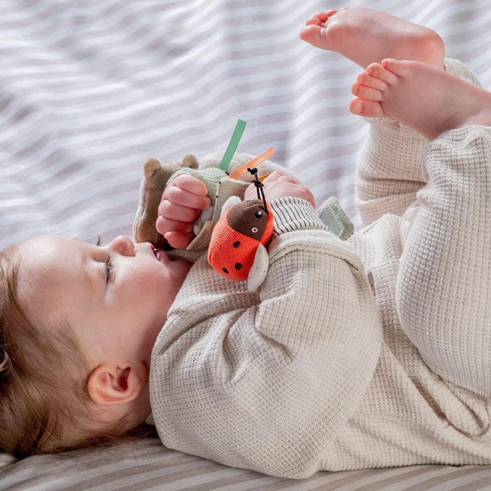 Mamas & Papas Wrist Rattles Hippo/Ladybird  2pk