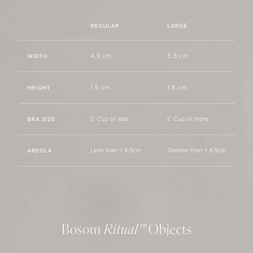 Mammae Bosom 999 Fine Silver Non-Slip Breathable Nipple Cups